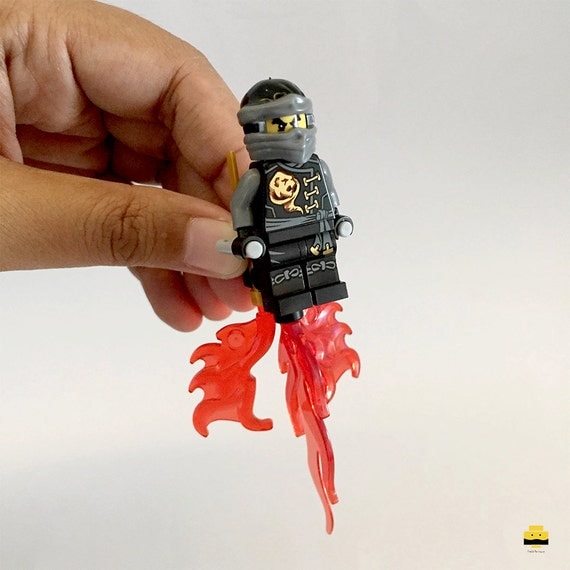 SALE : Custom Ninjago Cole Mini Figurine with by littlebrique