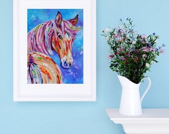 Horse Art Print - "Cinnamon"