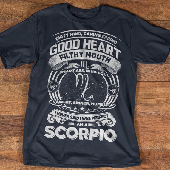 scorpio sign t shirt