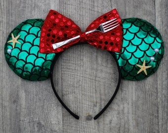 Princess Ariel Inspired Mouse Ears