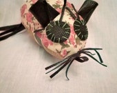 Catnip Cat Toy with leather tail. Handmade toys for cats