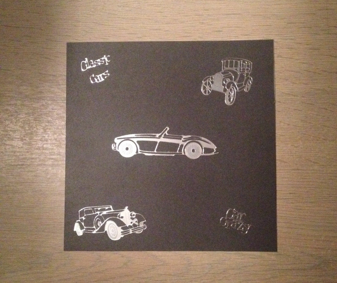 Handmade Classic Cars Card