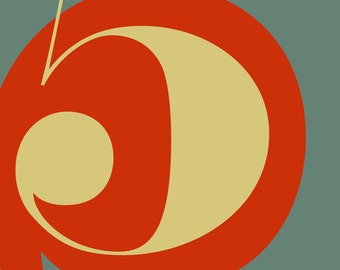 No. 5 Numerical Poster