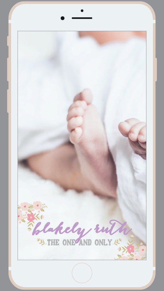 Newborn Baby Snapchat Filter Custom Geotag Snap chat Filter
