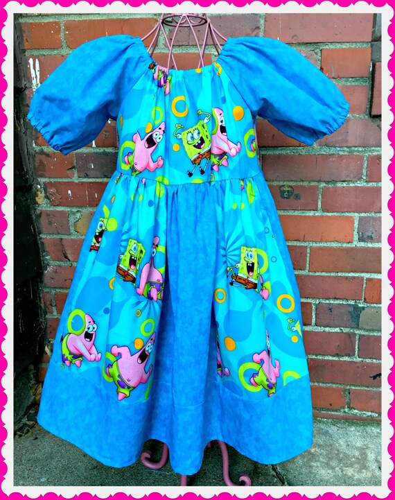 spongebob dress squarepants and by blossomblueboutique spongebob dress squarepants and by blossomblueboutique