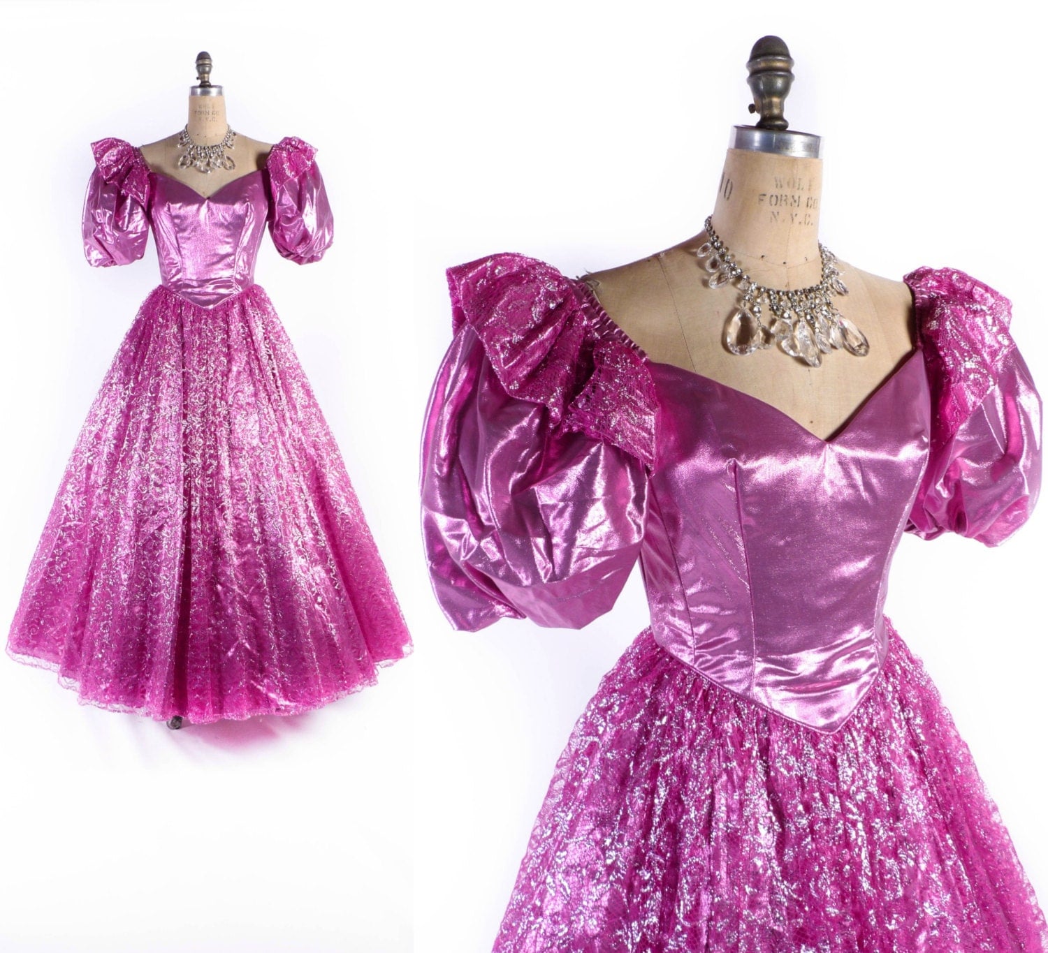 80s prom gown