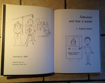 1962 Television and How It Works Children's Book
