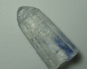 9 Gr. Blue DUOMORTIERITE QUARTZ Natural Terminated Crystal From Brazil