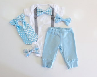 Newborn boy hospital outfit. Newborn Boy Coming Home Outfit. Newborn boy clothing. Baby boy clothes. Newborn gift. Baby Blue Gray