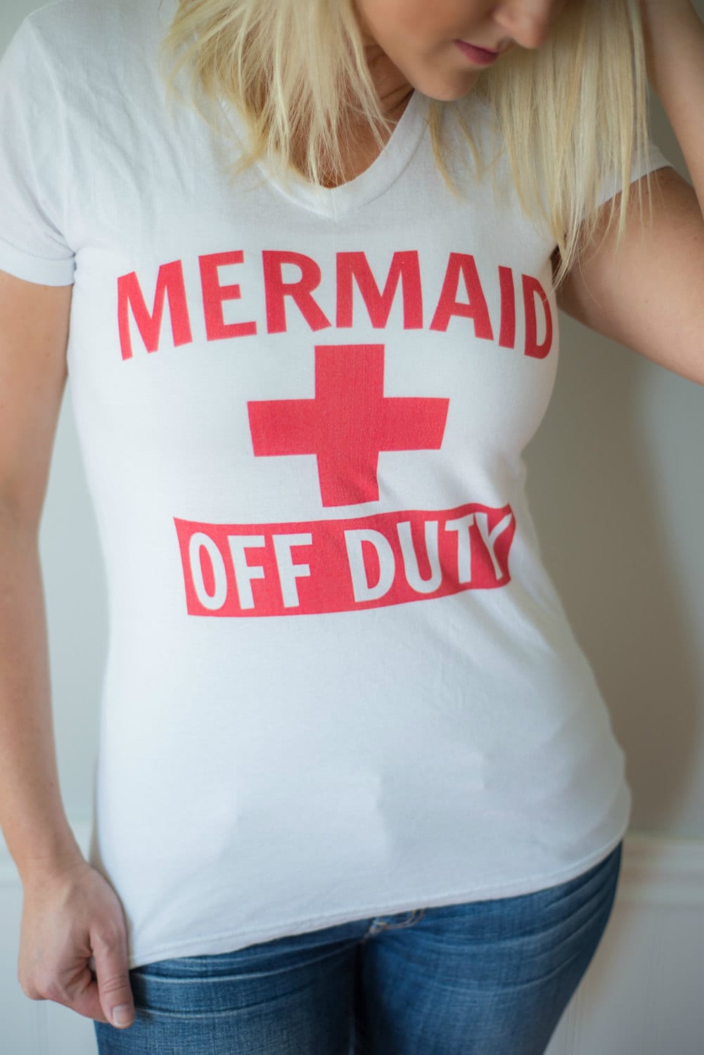  Mermaid Off Duty Graphic T-shirt