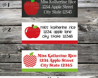 Teacher Return Address Labels -Sticker -Mailing Label -Deliver to-Address Sticker-Stationery, Back to School, Teacher Appreciation Gift