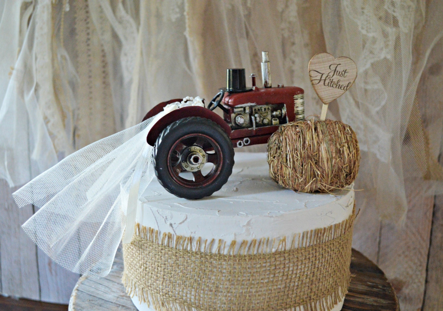 Wedding Cake Toppers Farmer And Bride