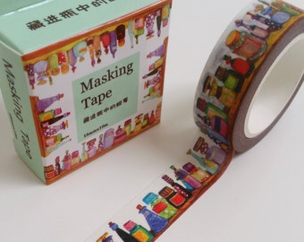 Colourful Apothecary Bottle Washi Tape