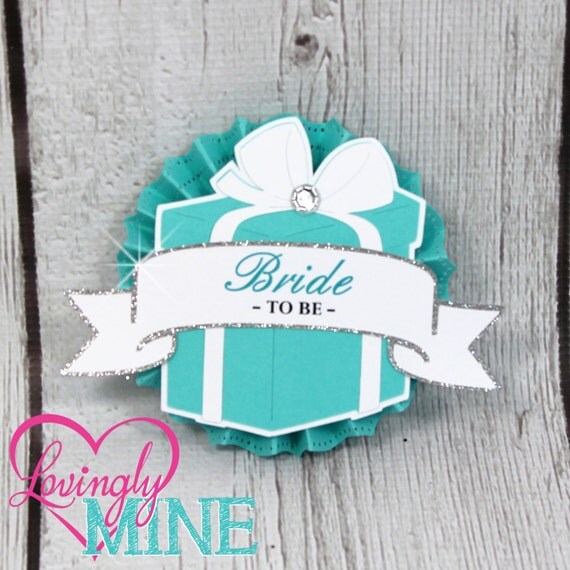 Name Tags/Corsages Light Teal & White Cardstock Corsages
