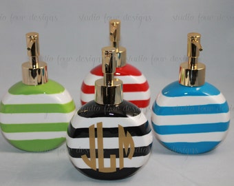 Personalized Soap Dispenser - Bathroom Soap Dispenser - College Bathroom Soap Dispenser - Bathroom Decor