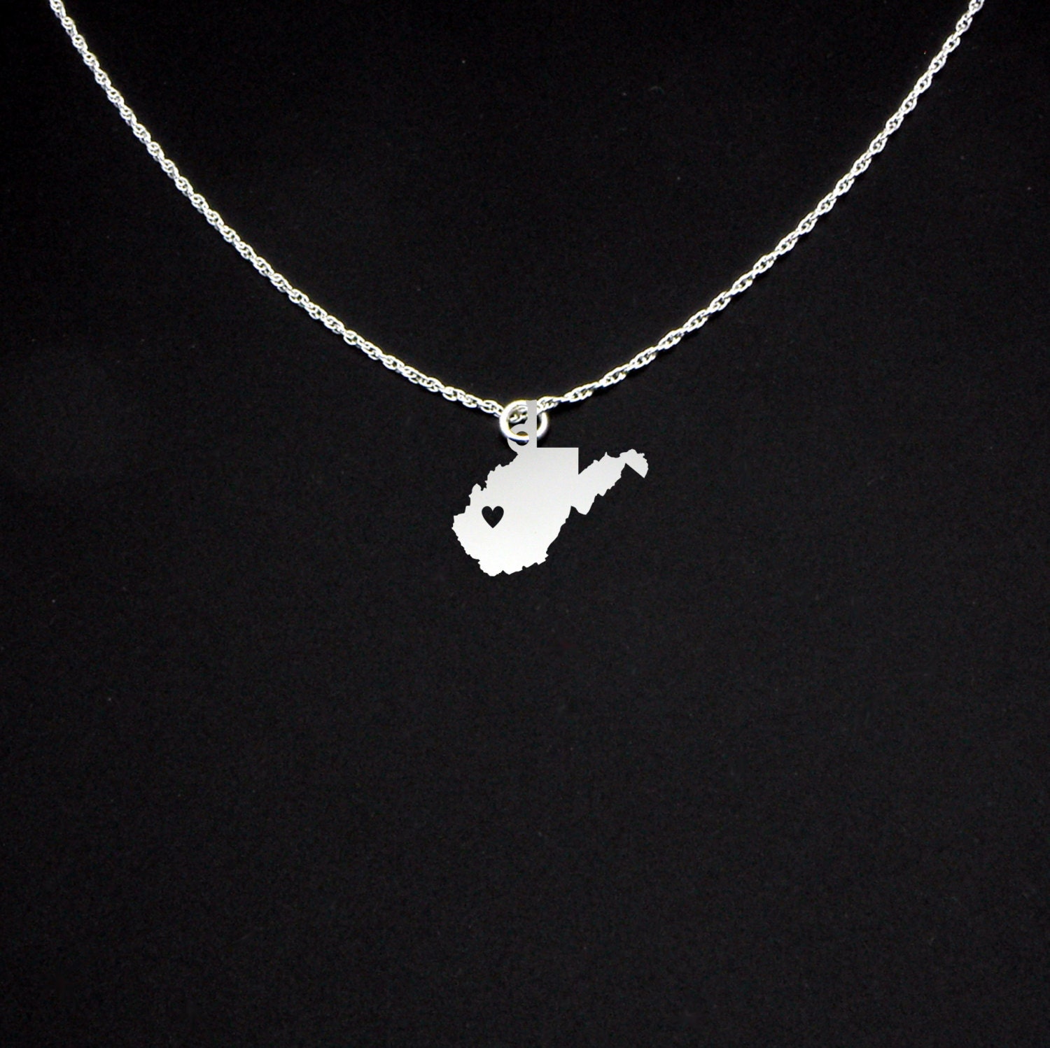 West Virginia Necklace West Virginia Jewelry West Virginia