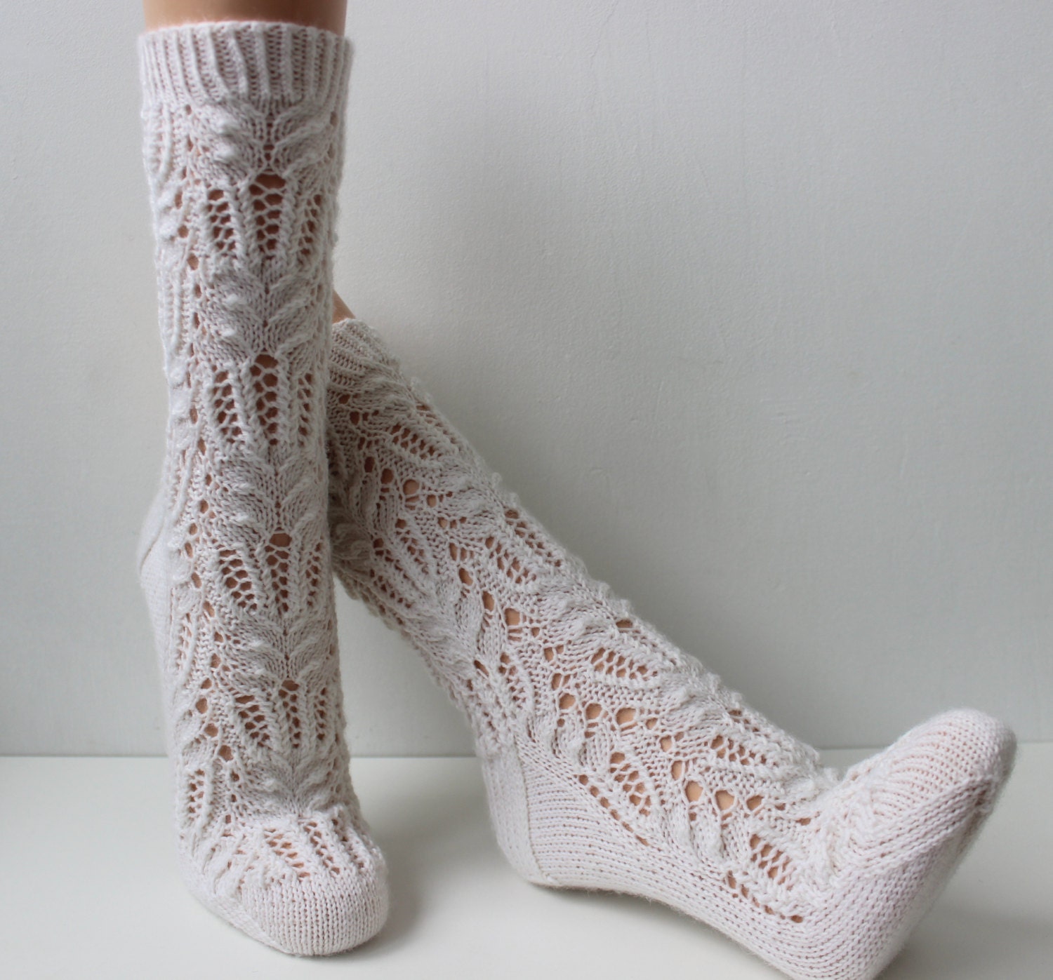 lace socks long