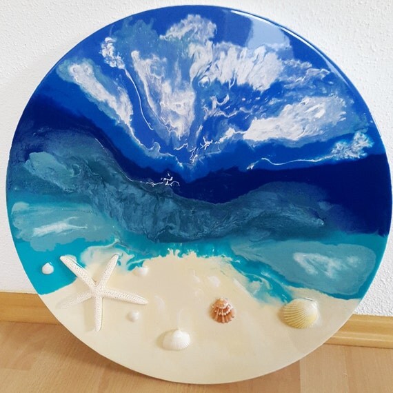 Abstract ocean painting abstract art abstract wall art canvas