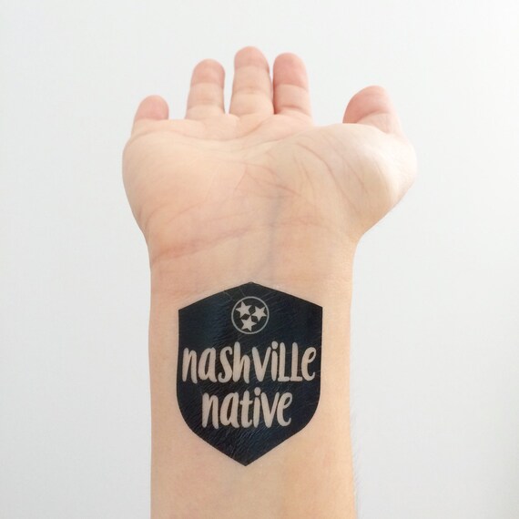 NASHVILLE NATIVE Temporary Tattoos