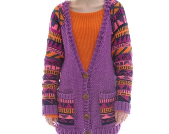 Hand Knit Fairisle Cardigan by Megan Crook