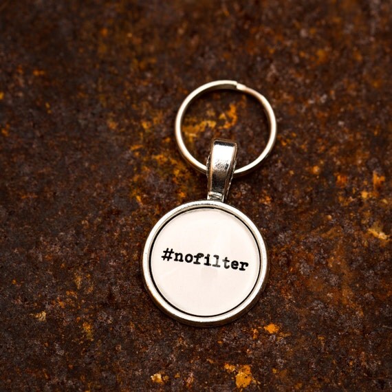 FREE SHIPPING - #nofilter No Filter Hashtag Jewelry - Quote Necklace - Jewerly - Inspiration Necklace - Quote Jewelry - Quote Necklace