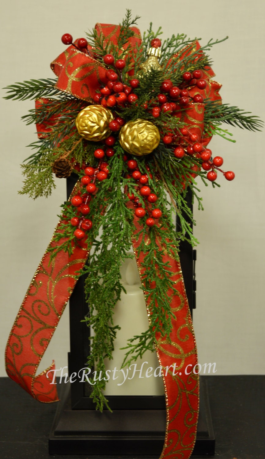 Christmas Lantern Swag