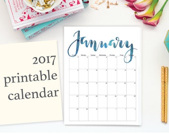 2017 Printable Calendar 2017 Printable Calendar