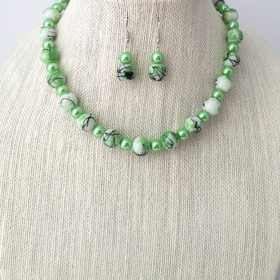 Green pendant set Clearance