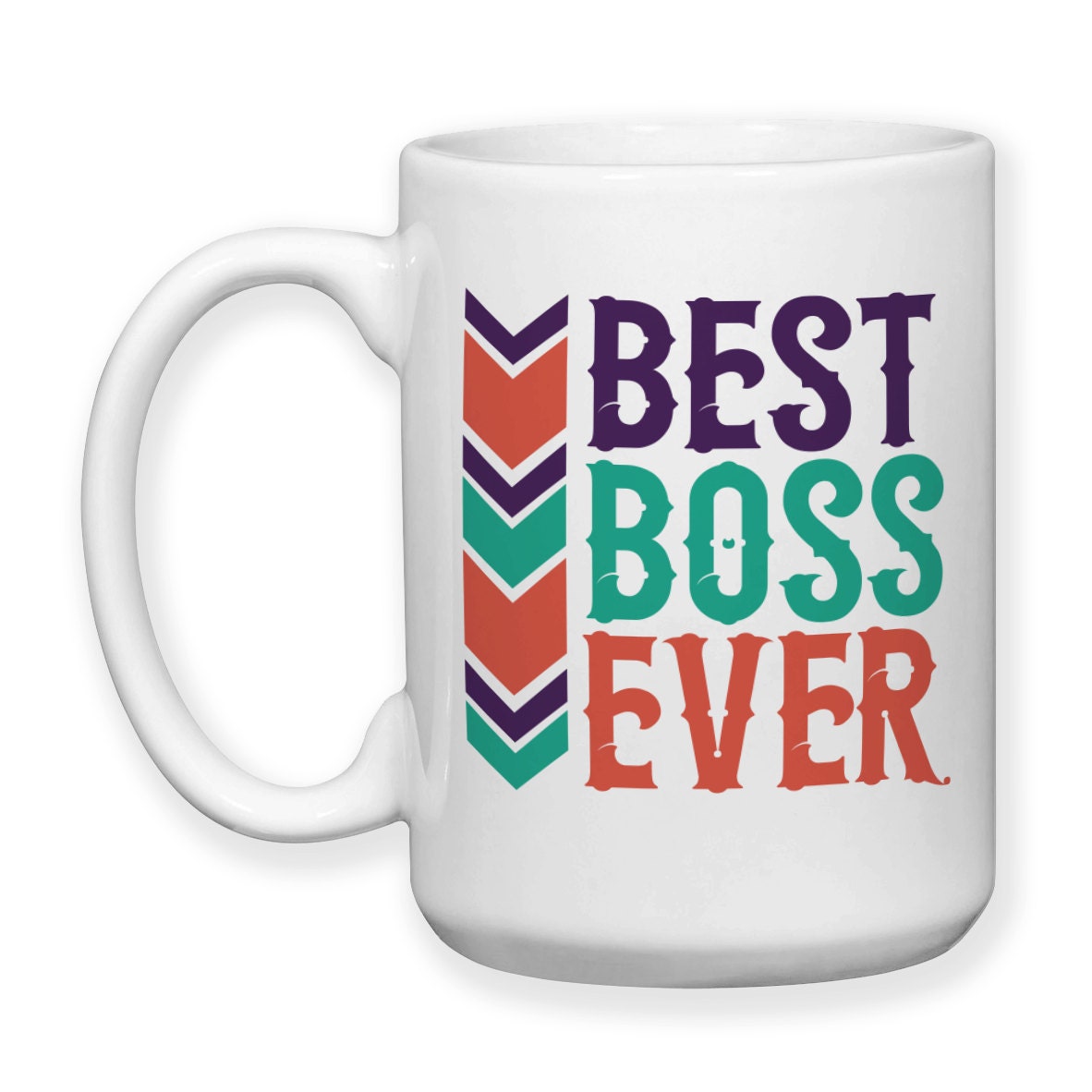Coffee Mug Best Boss Ever 002 Boss Gift Boss by GroovyGiftables