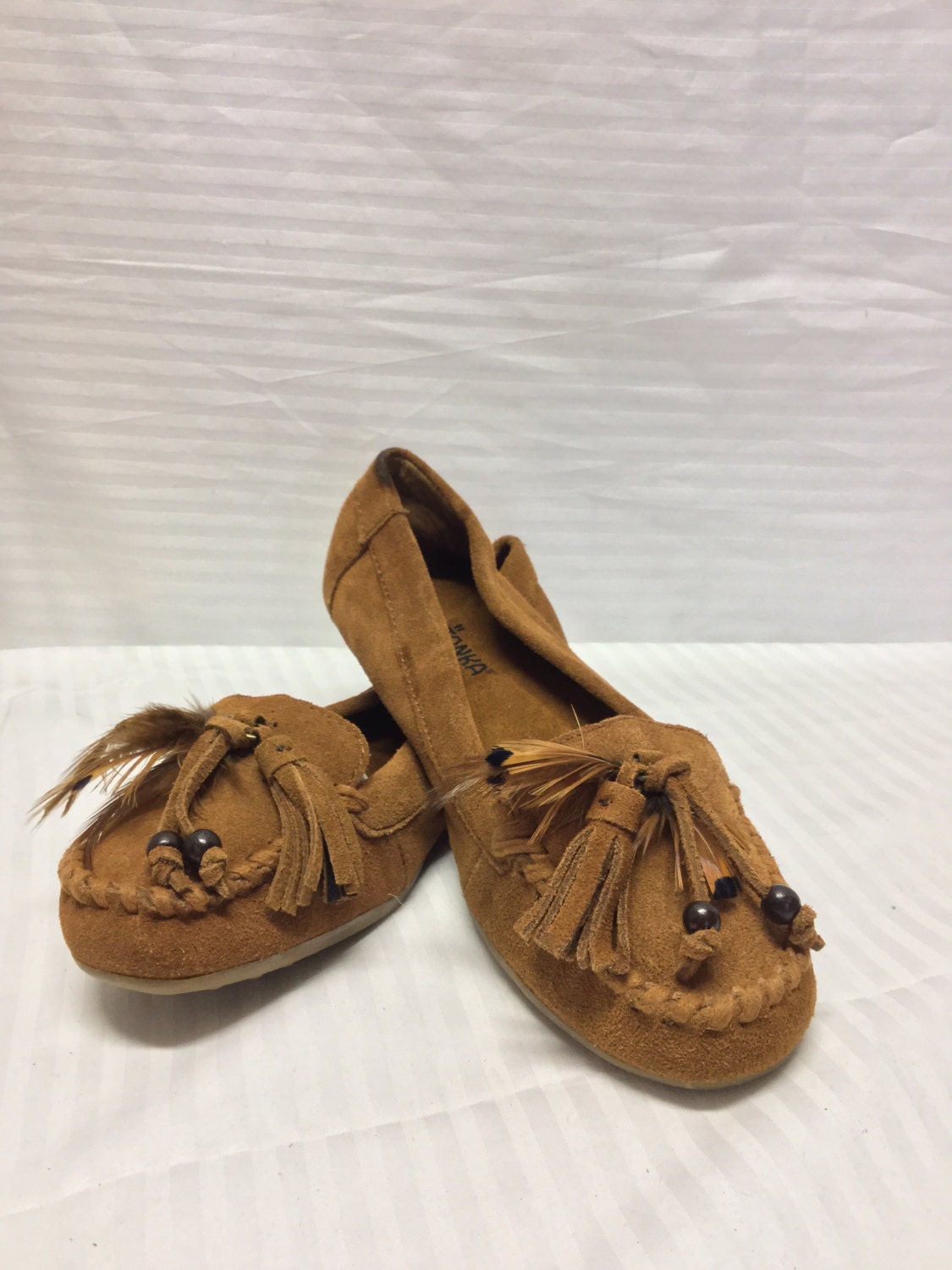 minnetonka slip on moccasins