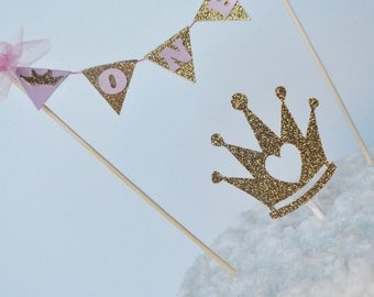 Princess Cake Topper, princess party, smash cake topper