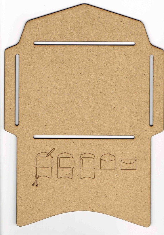 large envelope wooden template