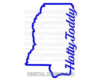 Ole Miss Hotty Toddy Digital Download SVG DXF EPS Silhouette Studio Cricut Design Space