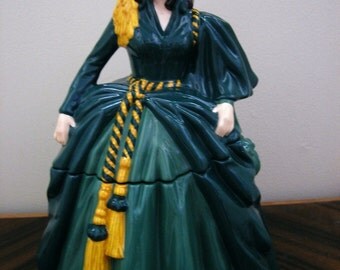 Scarlett O'Hara cookie jar