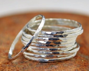 Silver Ring, Stack Ring, Dainty Ring, Silver Stack Ring, Silver Band, Simple Silver Ring, Sterling Silver Ring, Stack Silver Ring, Thin Ring
