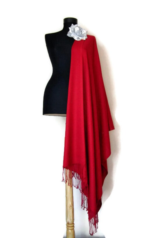 burgundy bridesmaid shawl