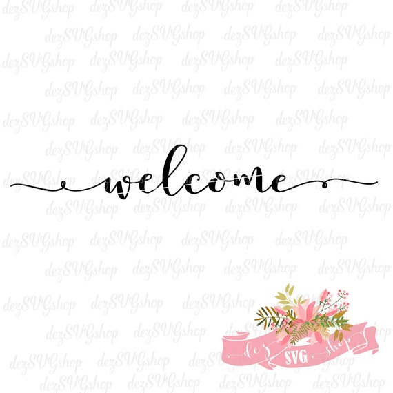 Download Welcome SVG Cut File Welcome stencil svg files for