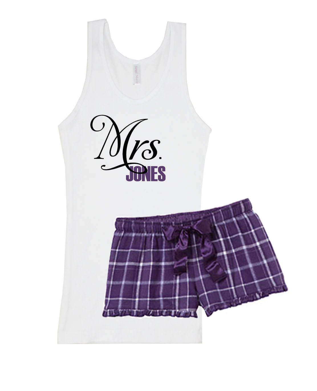 MRS. Pajamas Set personalized pajamas by