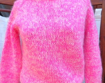 HANDMADE MOHAIR SWEATER 1960s