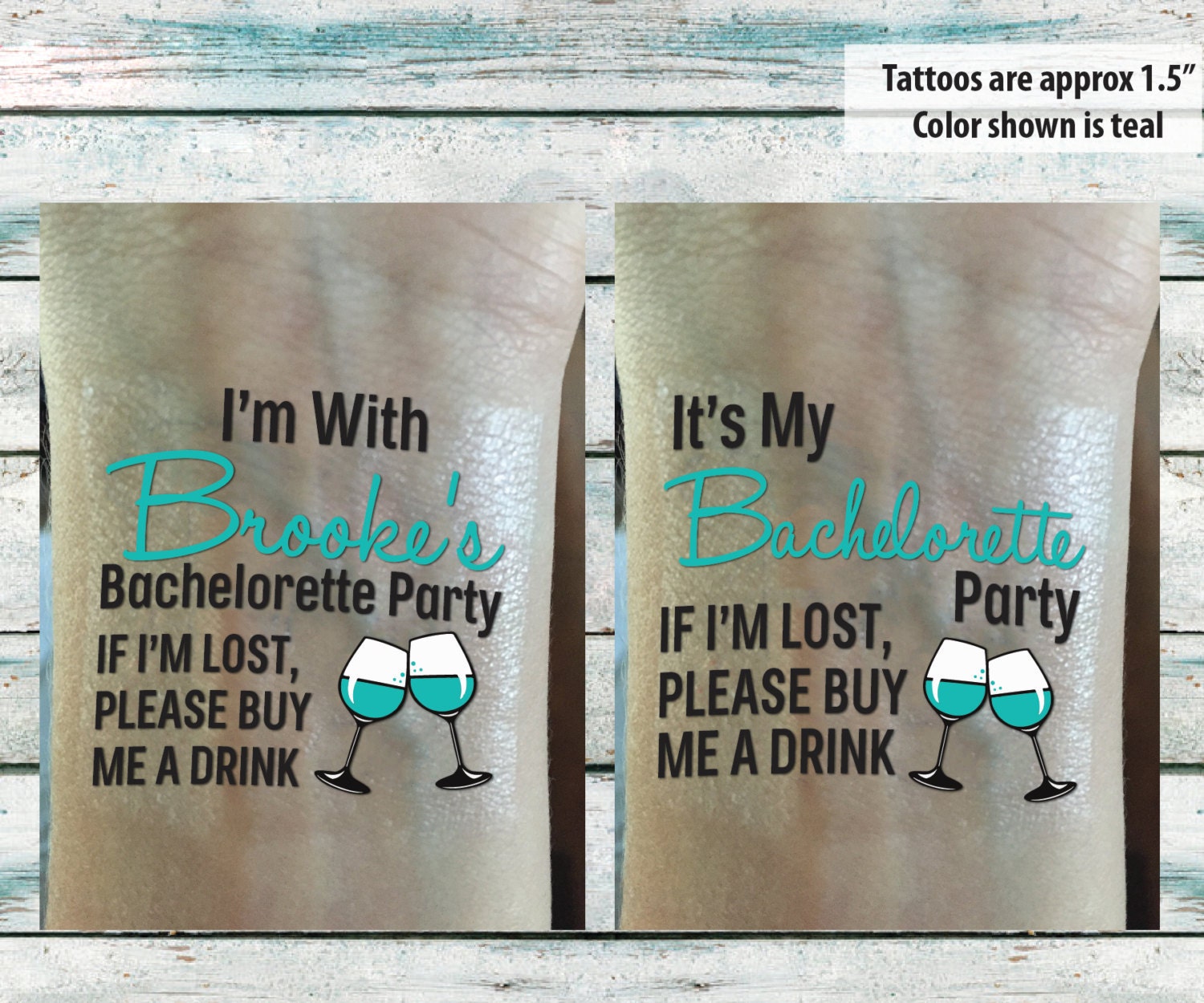Bachelorette Party Temporary Tattoos Bachelorette Tattoos 
