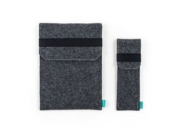 Kindle fire hd 8 case, kindle paperwhite cover, kindle sleeve, kobo glo hd, felt reader case, Gopher