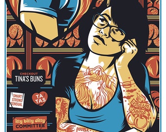 Bob's Burger Official Art Print - "Of Butts and Buns"
