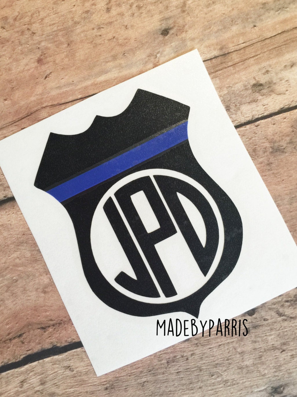 Download Police Badge Monogram Decal Monogram Decal Police by ...