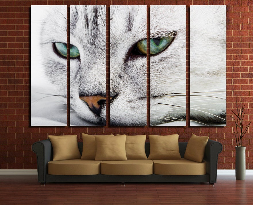 Cat Cat Wall Art Cat Wall Decor Cat Poster Cat Canvas Cat