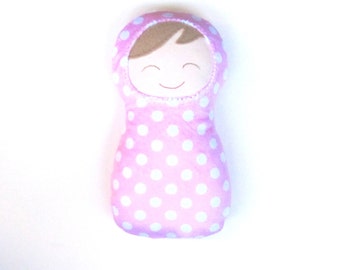 baby's first minky rag doll