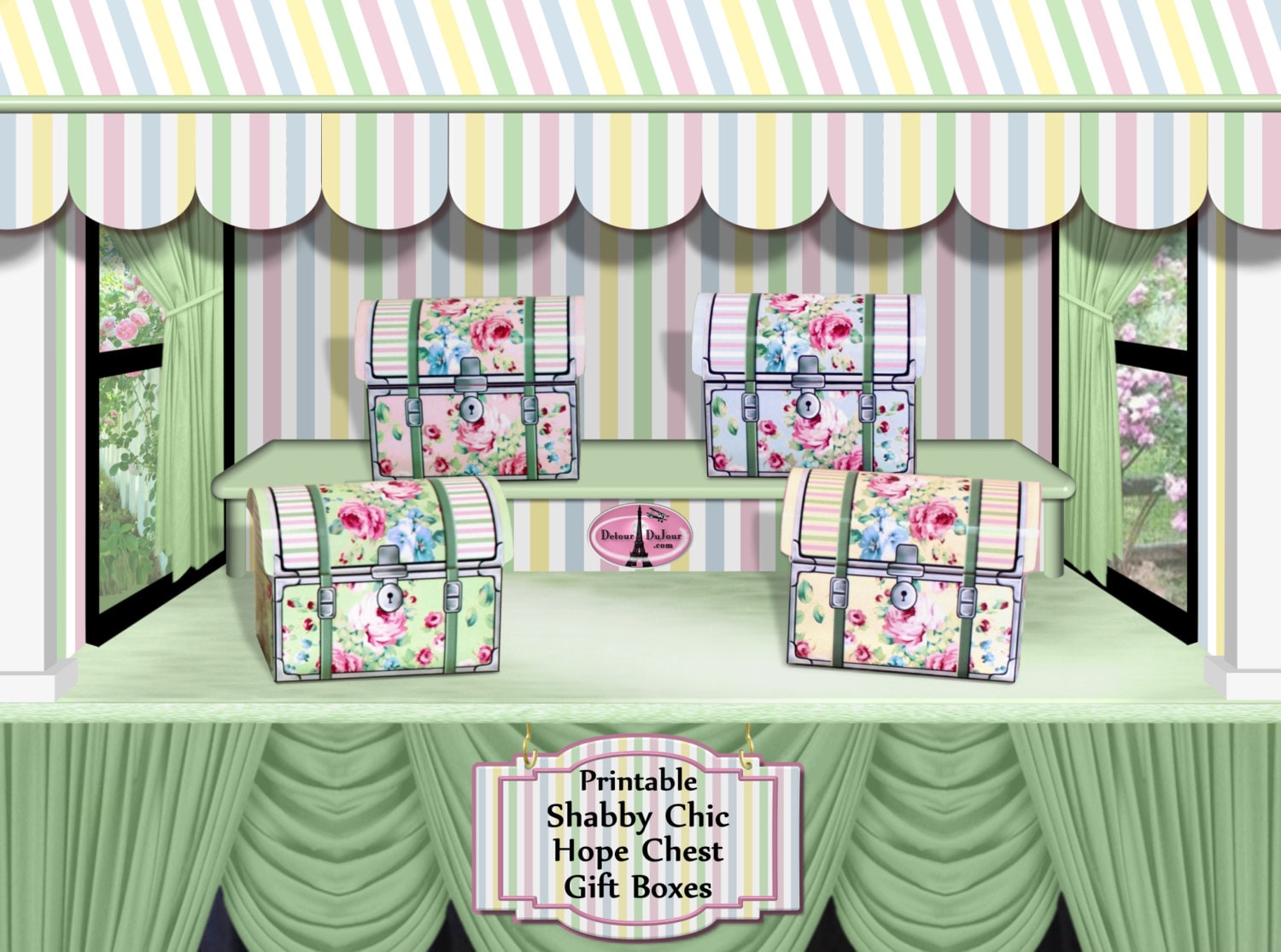1/2 OFF COUPON CODE Bridal Shower Tea Party Favors Printable