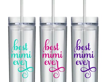 Best Mimi Ever, Mimi Gifts, Mimi, Mimi Mug, Mimi Tumbler, Best Mimi, Gift for Mimi, Water bottle, Khinspirations