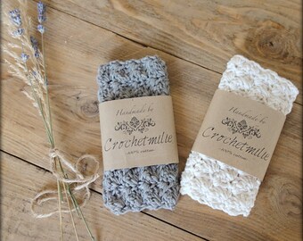 Cotton washcloth / Lavette de coton