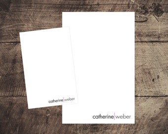 Personalized Notepad -- Chic Name // Personalized Stationery // Custom Notepad // Teacher Gift // Bridesmaid Gift // Custom Stationery