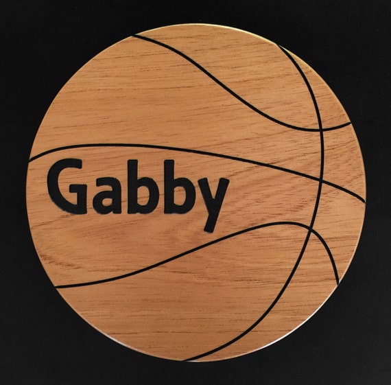 Customizable Basketball Shaped Sign